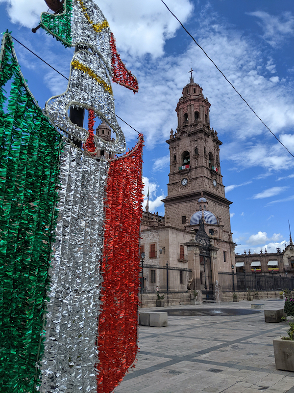 Cathedral with decorations